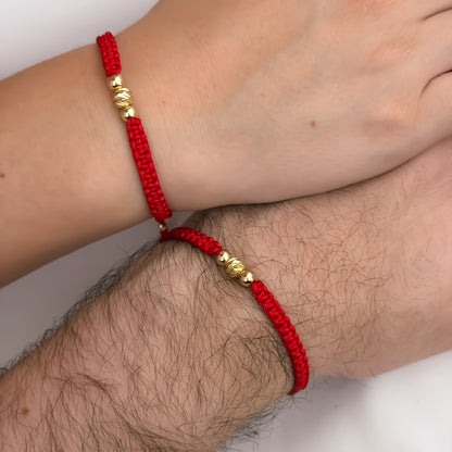PROMOCION DE 2 HILOS DE AMOR EN BALIN ITALAINOD E 6MM EN ORO LAMAINDO 18K CON GARANTIA DE POR VIDA