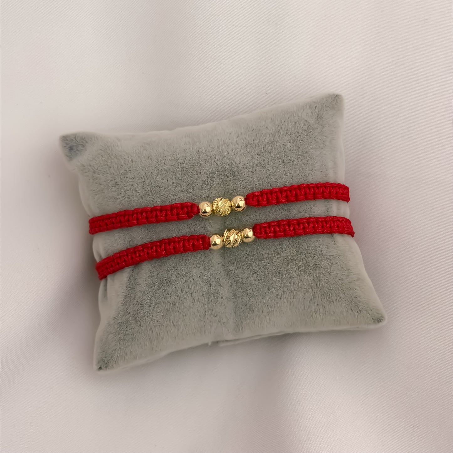 PROMOCION DE 2 HILOS DE AMOR EN BALIN ITALAINOD E 6MM EN ORO LAMAINDO 18K CON GARANTIA DE POR VIDA